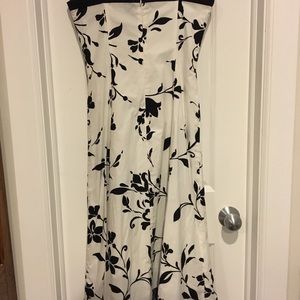 Cotton black and white “picnic” dress.